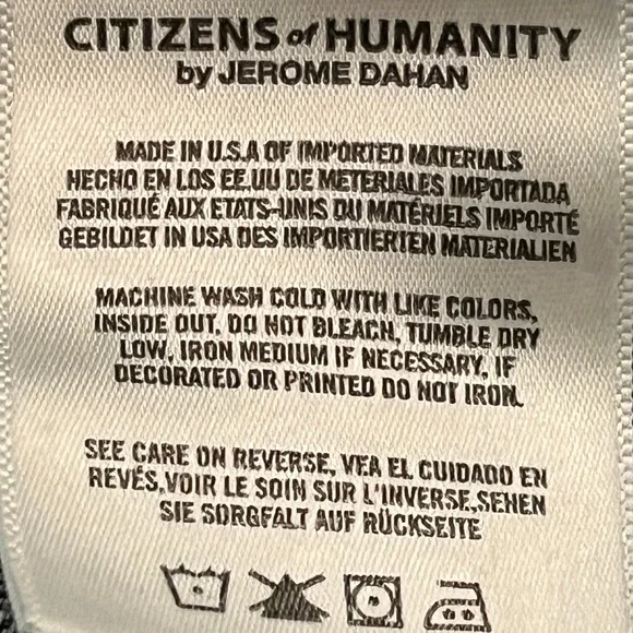 Citizens of Humanity LIYA High Rise Classic Fit Jeans 31 Button Fly Distressed - Picture 11 of 12